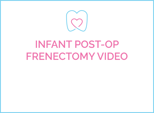 Grand Rapids Pediatric Dentists Infant Post Op Frenectomy